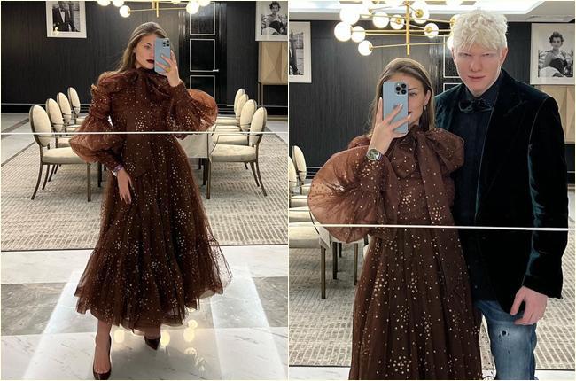 ბერა ივანიშვილის და მისი მეუღლის საახალწლო ფოტოები - რა ღირს Zimmermann-ის კაბა, რომლიც ნანუკა გუდავაძეს აცვია?