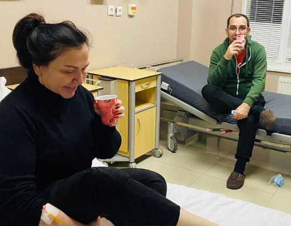 "ხომ დაუჯერებელია, მაგრამ კორონამ შეგვყარა" - ინგა გრიგოლია და ვახო ხუზმიაშვილი კოვიდს პირველ საუნივერისტეტო კლინიკაში ერთად ებრძვიან