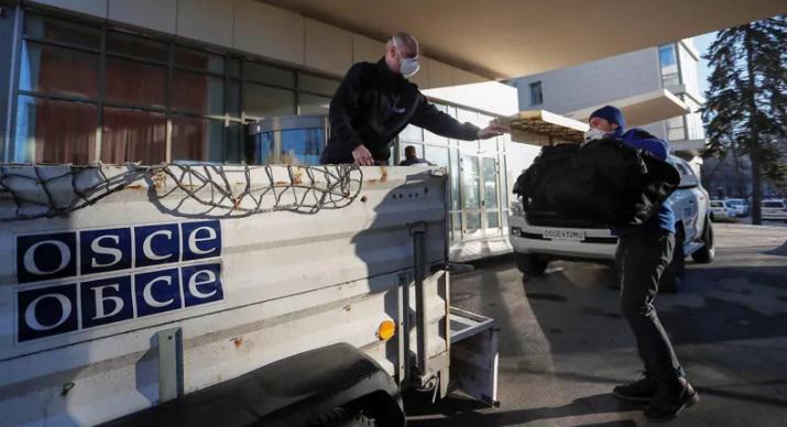 "შეერთებულმა შტატებმა აღმოსავლეთ უკრაინიდან ეუთოს თანამშრომლების გაყვანა დაიწყო" - Reuters