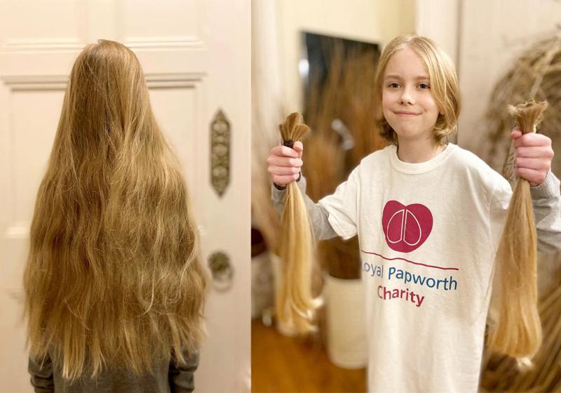 11 წლის ბიჭმა იმ კლინიკის მედპერსონალისთვის, სადაც დედა გადაუჩინეს, თანხის შეგროვება დაიწყო, მოჭრილ თმას კი, საქველმოქმედო ორგანიზაციას გადასცემს