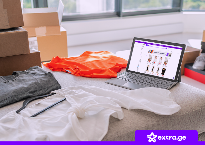 ქალისა და მამაკაცის ტანსაცმელი Extra-ზე