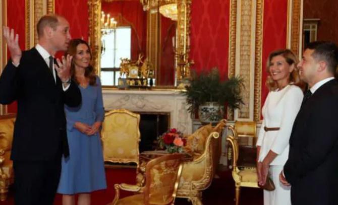 "დღეს ჩვენ ვდგავართ პრეზიდენტისა და უკრაინის მოსახლეობის გვერდით" - პრინცი უილიამი და ქეით მიდლტონი