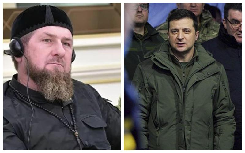 "ნუთუ გსურთ აირჩიოთ სააკაშვილის გზა და დარჩენილი დრო გაატაროთ შიშისგან ჰალსტუხის ღეჭვაში?" - კადიროვი ზელენსკის