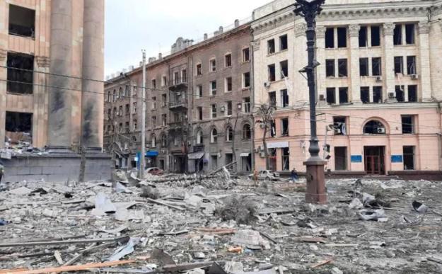 "გრძელდება ხარკოვის დაბომბვა, რთული ვითარებაა ჩერნიგოვშიც" - უკრაინის შს მინისტრის მრჩეველი