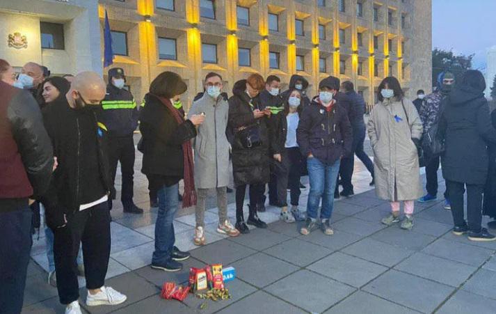 მთავრობის ადმინისტრაცისათან  ელენე ხოშტარია დღეს მეორედ დააკავეს