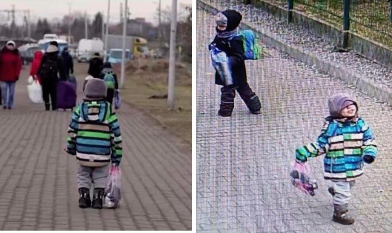 ატირებული ბავშვი ზოლიან ქურთუკში - რა ბედი ეწია 4 წლის ბიჭს, რომელიც უკრაინაში რუსული აგრესიის სახედ იქცა