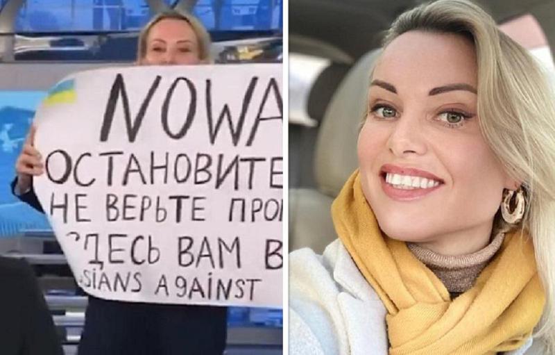 "არ ვნანობ, რაც გავაკეთე! რაც არ უნდა იყოს შედეგი, მზად ვარ ვატარო, როგორც ღირსების ბეიჯი" - რას წერს მარინა ოვსიანიკოვა "ტვიტერში"