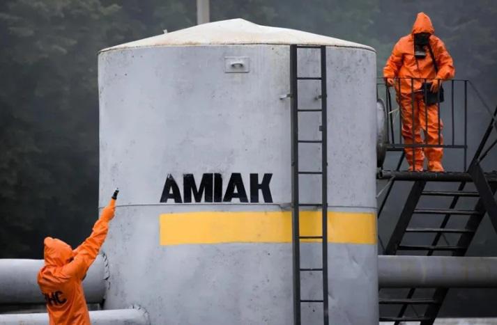 მედიის ინფორმაციით, სუმის ქიმიურ ქარხანაში ამიაკის გაჟონვა მოხდა