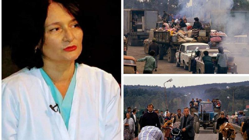 "ქამრები აწყდა და მიცვალებული გადაისროლა... და რას ხედავენ, ქალმა ლაპარაკი დაიწყო. გაყინული ყოფილა" - ექიმი ბელა მეტრეველი აფხაზეთის ომის სულისშემძვრელი და უცნობი ისტორიებით