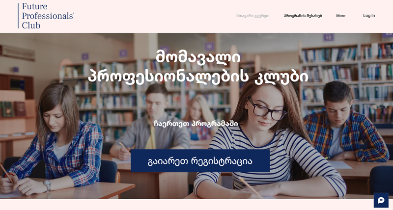 პროფესიის არჩევის წარმატებული ფორმულა - Future Professionals' Club - მომავალი პროფესიონალების კლუბი