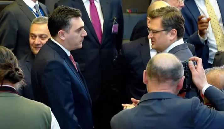 "შევთანხმდით, რომ გავაგრძელებთ მჭიდრო კომუნიკაციას" - რას წერს ილია დარჩიაშვილი, ნატო-ს მინისტერიალის ფარგლებში, დმიტრო კულებასთან შეხვედრაზე