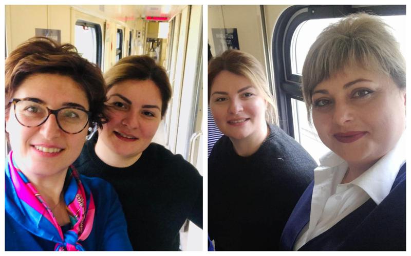 "შევდივართ მსოფლიოს თავისუფლების დედაქალაქში!" - რა ფოტოებს აქვეყნებენ ხათუნა სამნიძე და ანა ნაცვლივშილი კიევიდან?