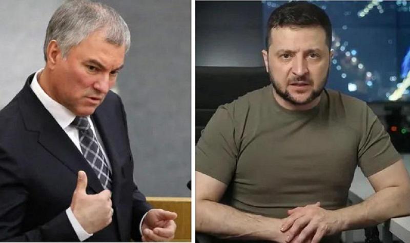 "თუ ის ფიქრობს უკრაინის მოქალაქეებზე, მაშინ..." - ორი პირობა, რომელსაც რუსეთის დუმის სპიკერი ვოლოდიმირ ზელენსკის  უყენებს