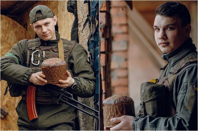 აღდგომა ფრონტის ხაზზე - უკრაინელი მეომრების ფოტოები