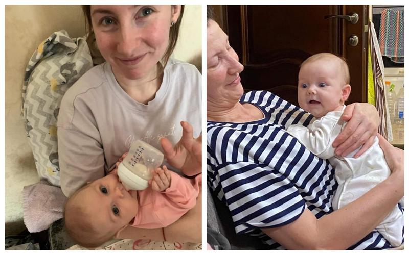 ოდესაში, რუსული რაკეტით მოკლული 3 თვის კირას ფოტოები - დაიღუპნენ დედა და ბებიაც, "ცოცხალი მხოლოდ მამა გადარჩა"