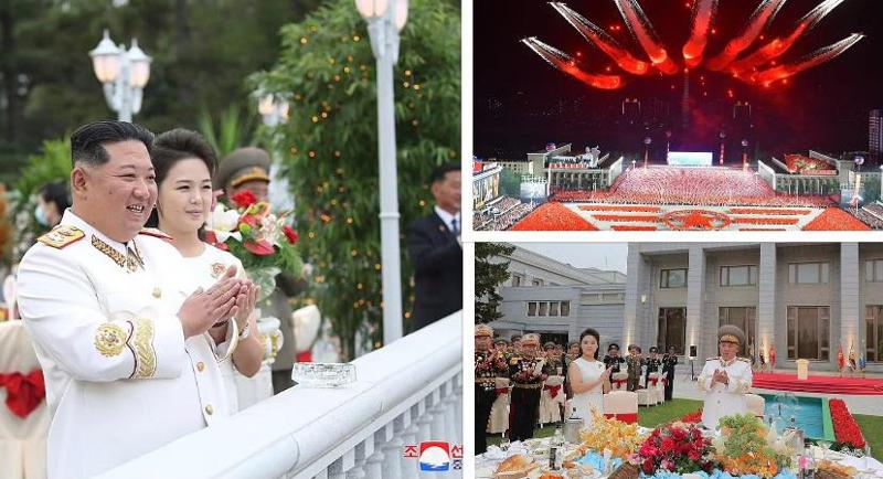 კიმ ჩენ ინმა ფიცი დადო, რომ ქვეყნის ბირთვულ არსენალს კიდევ უფრო გააძლიერებს - დიქტატორი აღლუმზე ცოლთან ერთად მივიდა (ფოტოები)