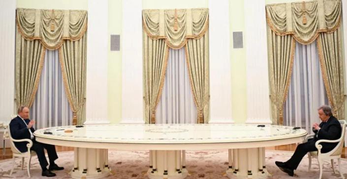 "ვიცი თქვენი წუხილი რუსეთის ოპერაციასთან დაკავშირებით, მაგრამ" - რა უთხრა პუტინმა გაეროს გენმდივანს? განცხადებები და შეხვედრის დეტალები