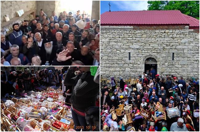 რას ჰყვება მომლოცველი, რომელიც უშვილოთა შემწე ტაძარში არეულობას შეესწრო