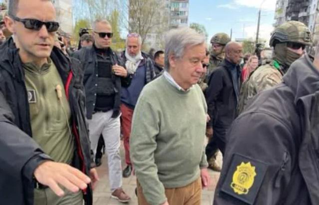 "შემძრა უკრაინელი ხალხის გამძლეობამ და სიმამაცემ - ჩემი გზავნილი მათთვის მარტივია..." - რას წერს ანტონიო გუტერეში კიევში ვიზიტის შემდეგ?