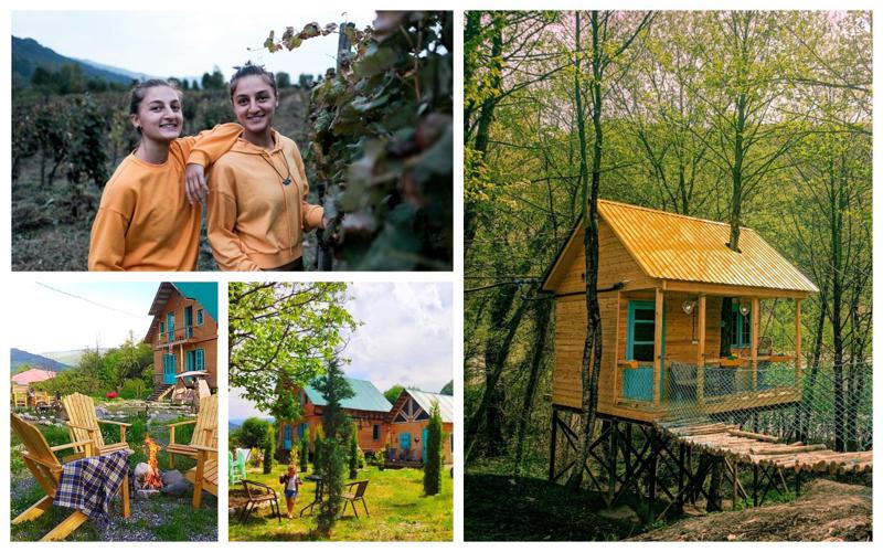 "თავიდან აქაურობა გაუვალ ტყეს ჰგავდა... ვერ იჯერებდნენ, რომ გაველურებულ გარემოს მოვერეოდით" - ტყუპი დების გაშენებული სამოთხე რაჭაში, მამის ნაჩუქარ მიწაზე