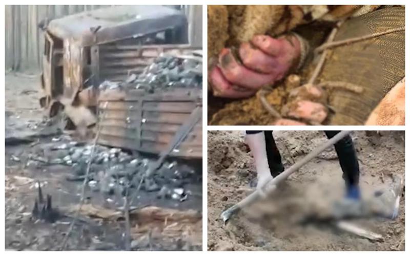 უმძიმესი კადრები ბუჩადან: "დაღუპულებს ხელები მიბმული და თვალები ახვეული ჰქონდათ" - აღმოჩენილია ნაწამები და მოკლული ადამიანების სამარხი