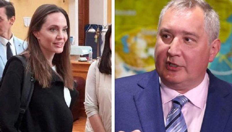 "ანჯელინა, იმედი გამიცრუეთ... მობრძანდით ჩვენთან, დონბასში! აქ არის არაყი, ლუდი" - დიმიტრი როგოზინი ანჯელინა ჯოლის ლექსს უძღვნის