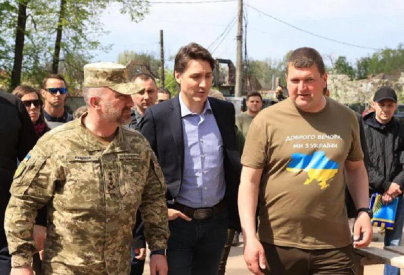 კანადის პრემიერ-მინისტრი, ჯასტინ ტრუდო უკრაინაში ჩავიდა