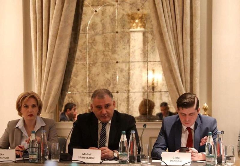 გიორგი ფანგანი დამოუკიდებელ ორგანოებთან საქართველოს პარლამენტის ურთიერთობის შეფასების კვლევის ანგარიშის პრეზენტაციას დაესწრო