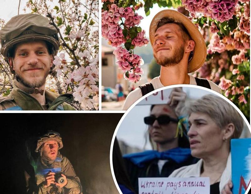 "ეს ჩემი შვილი, დიმკაა, რომანტიკოსი, ფილოსოფოსი, ფოტოგრაფი სამხედრო პოლკ "აზოვიდან, დაე, მთელმა მსოფლიომ ნახოს და იცოდეს..." - რუსების ტყვეობაში მყოფი დმიტრი კოზაცკის დედა