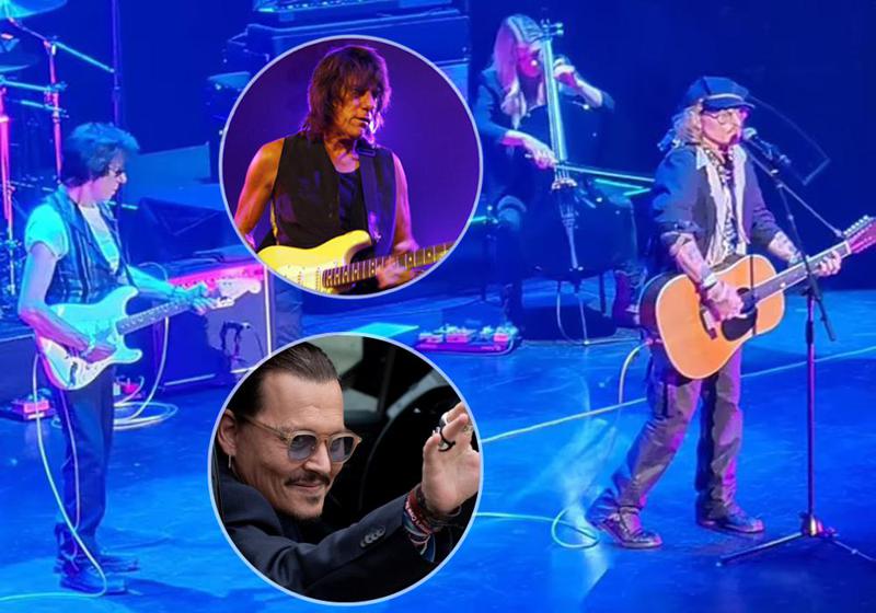 განტვირთვა სკანდალური სასამართლოს შემდეგ - ჯონი დეპი კონცერტზე სცენაზე ავიდა და ათასობით ადამიანისთვის გიტარაზე დაუკრა