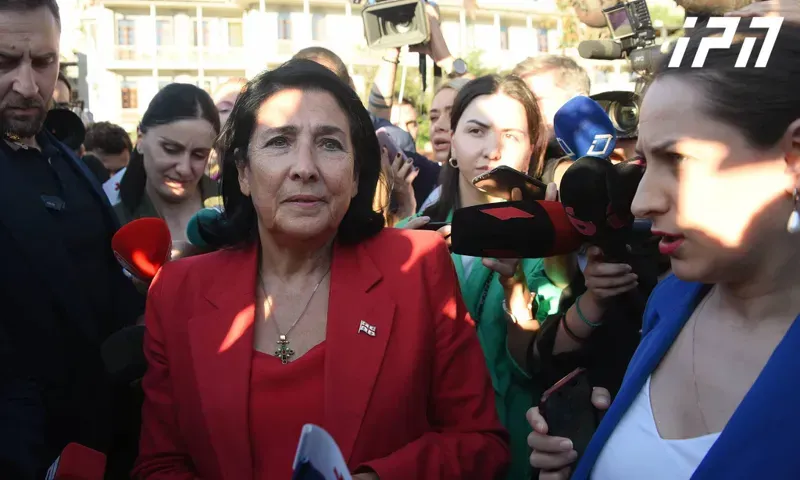 რა ვითარებაა ევროპის მოედანზე, სადაც ევროპული კურსის მხარდამჭერები იკრიბებიან - აქციაზე მივიდა სალომე ზურაბიშვილი