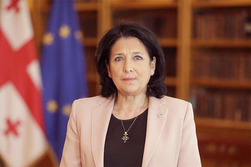 "გაუმარჯოს უკრაინას! გაუმარჯოს საქართველოს! გაუმარჯოს ჩვენს მეგობრობას და ჩვენს ერთიან მომავალს!" - პრეზიდენტი