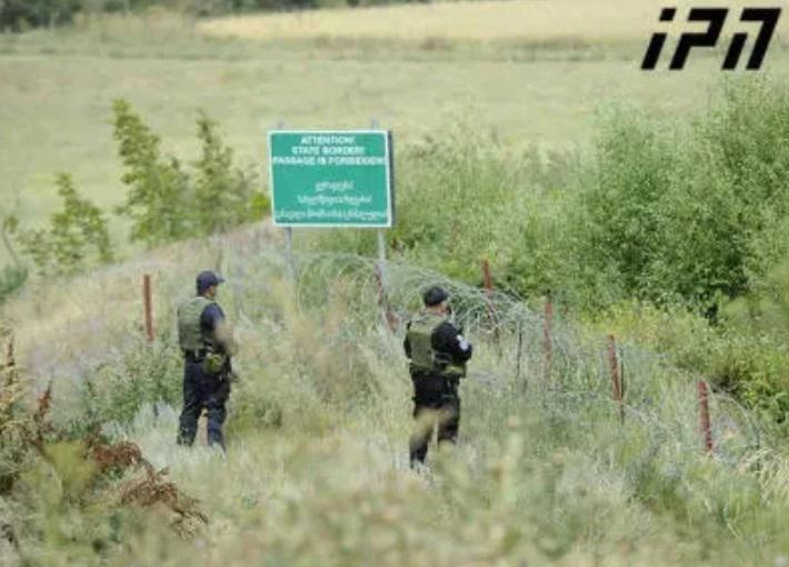 "ხურვალეთის მიმდებარე ოკუპირებულ ტერიტორიაზე, რუსეთის საოკუპაციო ძალების წარმომადგენლებმა უკანონო ინსტალაცია აღმართეს" - სუს-ი