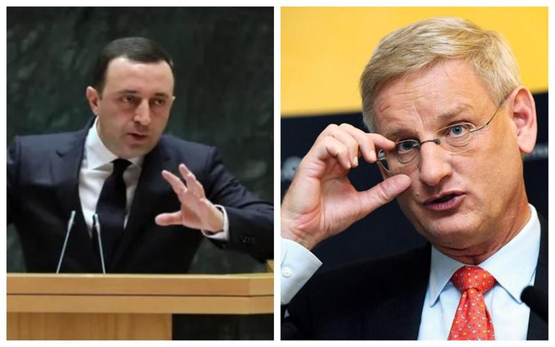 "კარლ ბილდტის ცოლის კომპანიას მილიონები აქვს წაღებული ბიუჯეტიდან, დღეს კი გამოდის და გვმოძღვრავს - გადაეცით ეს დღესვე!" - პრემიერი