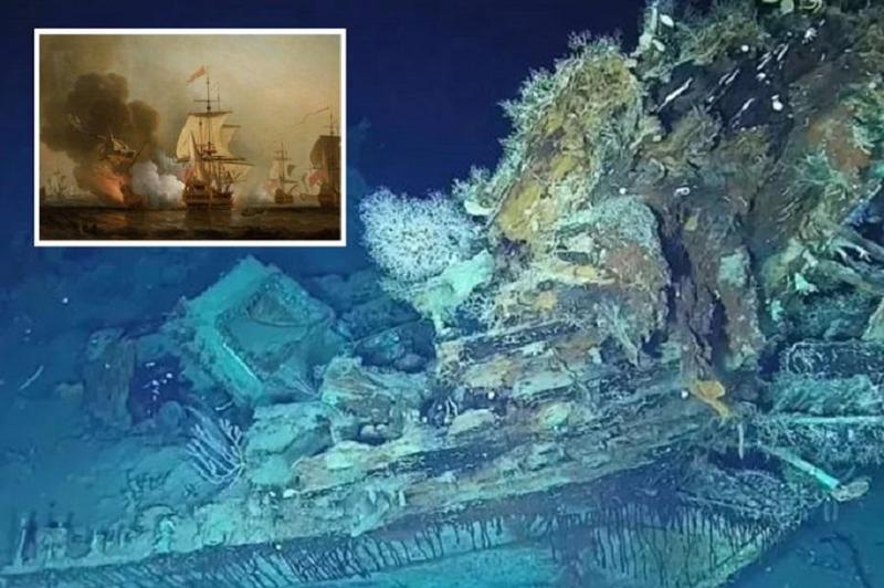 ოქროსა და ვერცხლის სამკაული, მონეტები და სხვა ძვირფასეულობა - აღმოჩენილია მე-18 საუკუნეში ჩაძირული გემი, 17 მილიარდის ღირებულების განძით (ფოტოები)