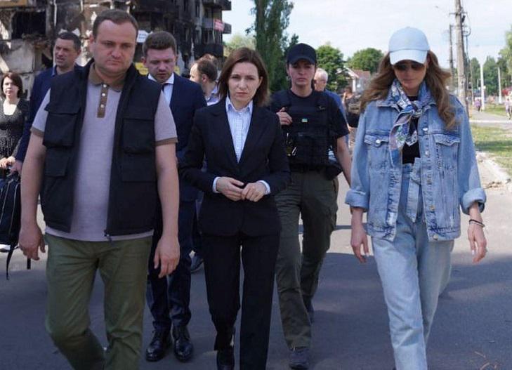 "სიტყვები არ მაქვს ძალადობისა და ნგრევის იმ დონის გამო, რაც ვნახეთ" - მაია სანდუმ ბოროდიანკა, ბუჩა და ირპენი მოინახულა (ფოტოები)