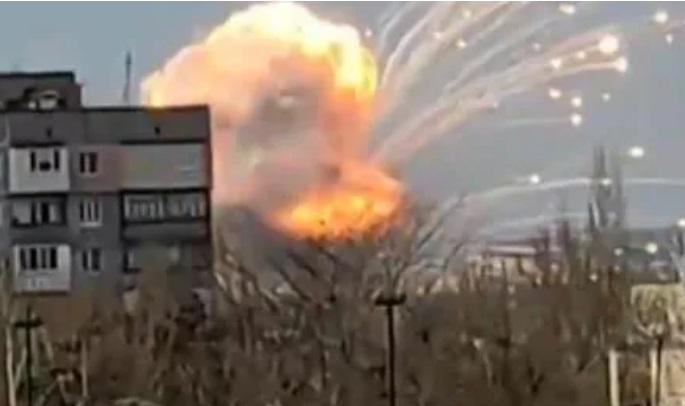 უკრაინულმა ძალებმა რუსეთის მიერ ოკუპირებულ მელიტოპოლში მდებარე ბაზაზე დარტყმები განახორციელეს