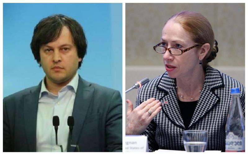 "ელჩი დეგნანი არ თვლის ქართველ საზოგადოებას ღირსად, წარმოადგინოს მტკიცებულები" - კობახიძე 4 მოსამართლის დასანქცირებაზე