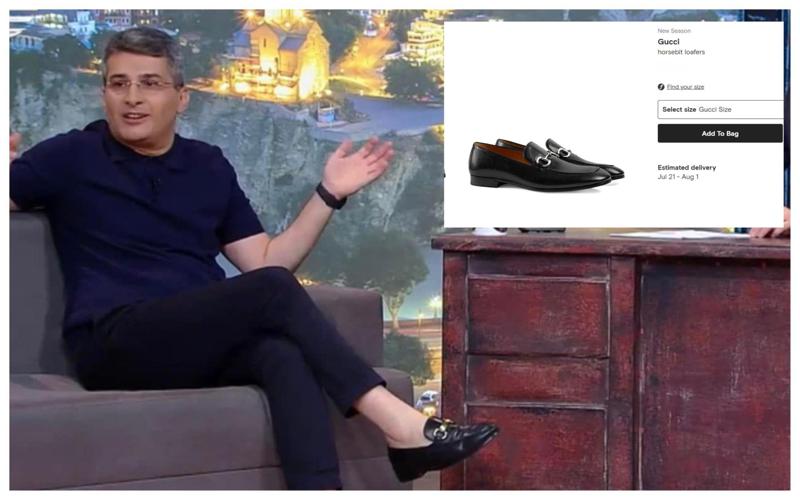 რა ღირს მამუკა მდინარაძის "გუჩის" ფეხსაცმელი, რომელიც "ფეისბუქზე" განხილვის თემაა?