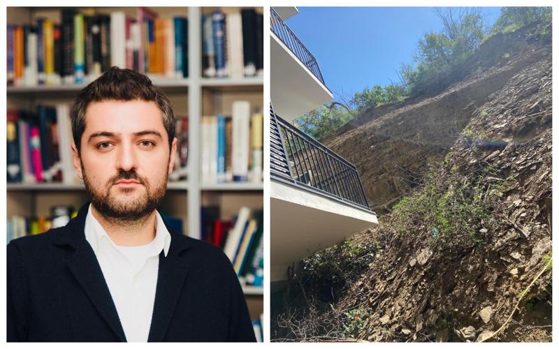 "აქვე პრესტიჟულ ვაკეში მთა ჩამოდის... ჩვენი კორპუსის უკან დიდი რაოდენობით მიწა ჩამოწვა" - რას წერს გივი ჭანუყვაძე?