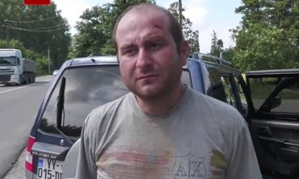 "ჩემს წინ კოლონა მიდიოდა, სხვა გზა არ მქონდა დავამუხრუჭე და გადავვარდი" - რას ჰყვება ტრაილერის მძღოლი, რომელიც მდინარე სუფსაში გადავარდა