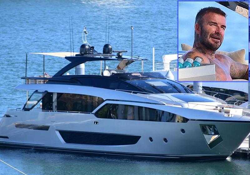 დევიდ ბეკჰემის 5-მილიონიანი იახტა და მდიდრული არდადეგები მაიამიში (ფოტოები)