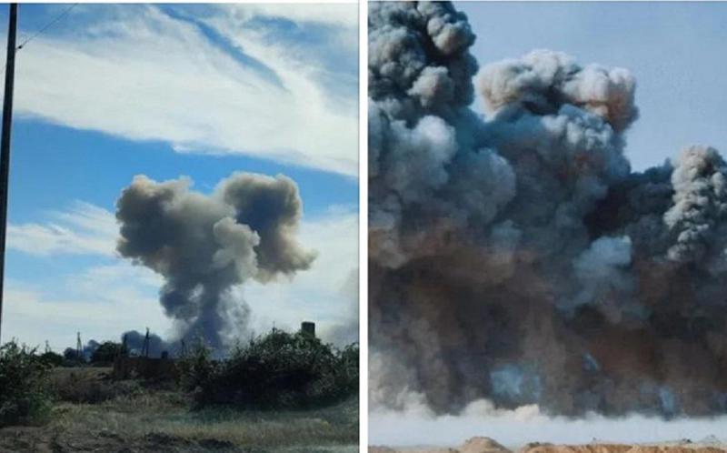 ხანძრები სხვადასხვა ადგილას და აფეთქებები რუსულ ავიაბაზაზე - რა ხდება ყირიმში?