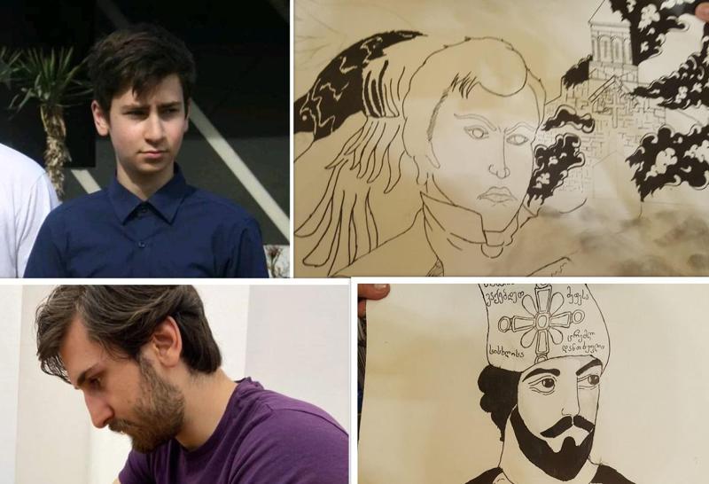 "მთხოვდა მესაუბრა ფილოსოფიურ და რელიგიურ თემებზე, სიკვდილ-სიცოცხლის საკითხით იყო გატაცებული" - მასწავლებელი უჯარმაში დაღუპულ ძმებზე წერს და მათგან ერთ-ერთის ნახატებს აქვეყნებს