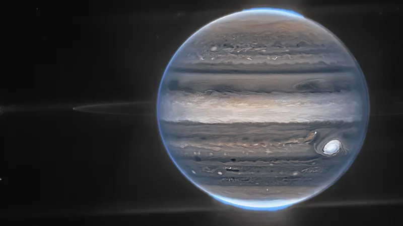 იუპიტერი ჯეიმს ვების ტელესკოპის ობიექტივში - შთამბეჭდავი კადრი