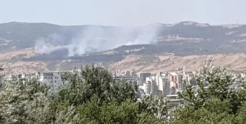 მუხადგვერდის სასაფლაოს ტერიტორიაზე ხანძარია