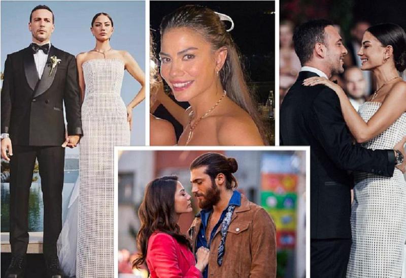 ცნობილი თურქი მსახიობის გრანდიოზული ქორწილი, სამი საპატარძლო კაბა, პოპულარული სტუმრები და სკანდალი ქორწილამდე - ვინ არის დემეთ ოზდემირის რჩეული (ფოტოები)