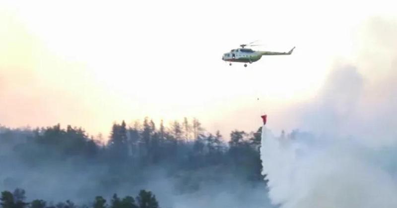 მესტიის მუნიციპალიტეტში ხანძარია - ცეცხლის ჩაქრობის პროცესში ავიაცია ჩაერთო