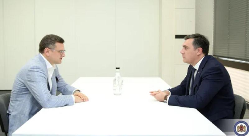 ილია დარჩიაშვილი დმიტრო კულებას შეხვდა