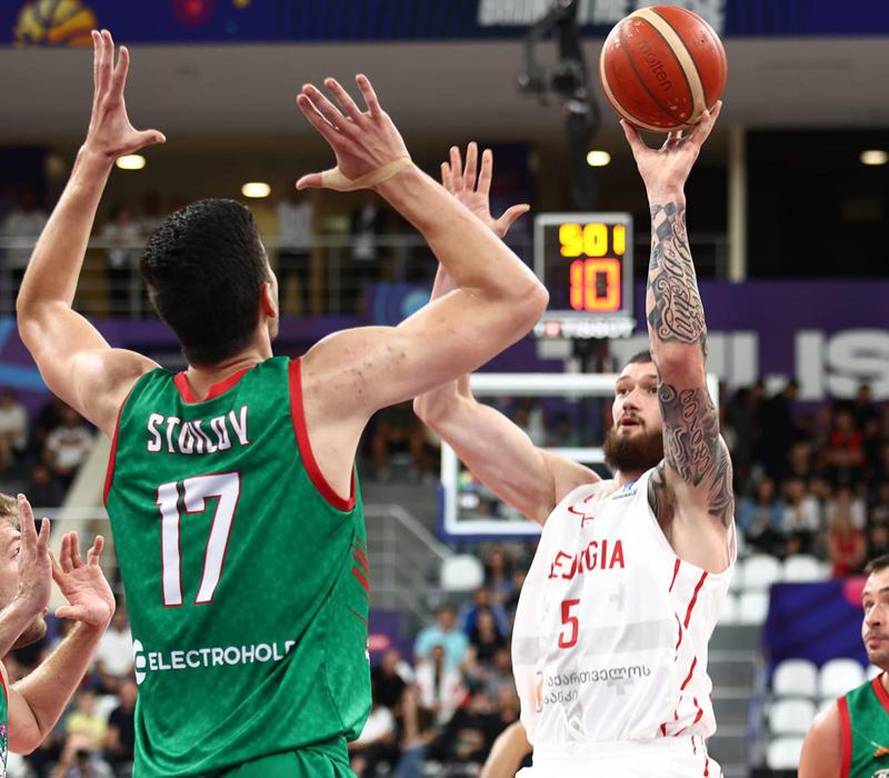 საქართველოს კალათბურთელთა ნაკრები ბულგარეთთან 80:93 დამარცხდა